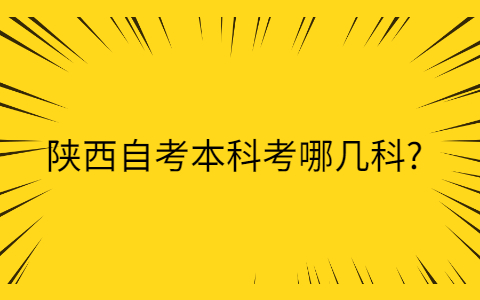 陕西自考本科